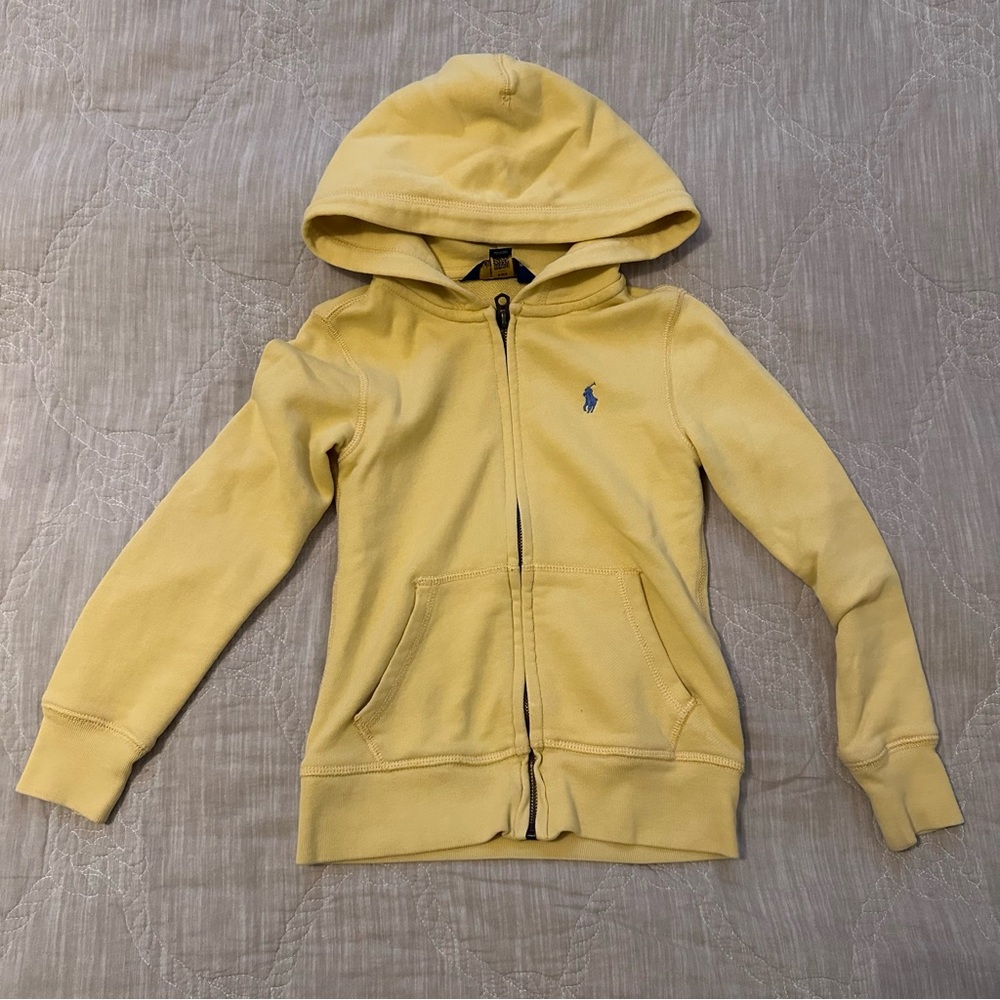 POLO Ralph Lauren Yellow Hoodie for Girls